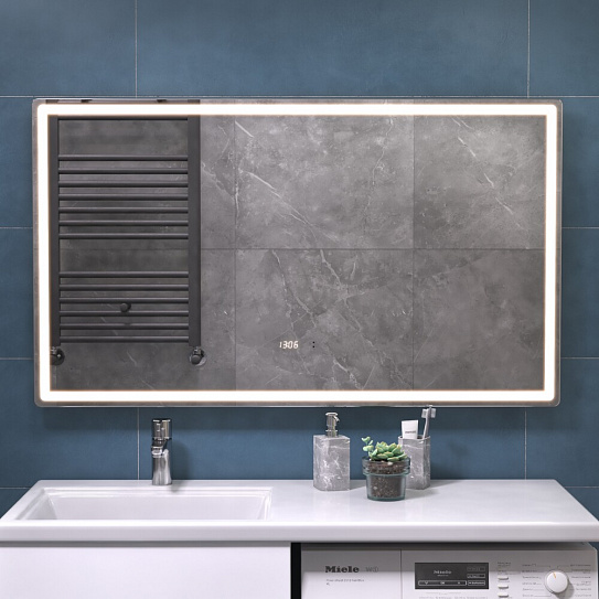 Зеркало в ванную 120х70 VIGO Geometry Luxe 1200 на взмах