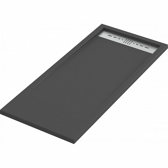 Поддон литьевой 160х90 GoodDoor Stella чёрный прямоугольный, ЛП00165