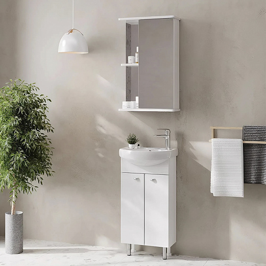 Раковина Santek Азов 40 мебельная отверстие под смеситель справа 1WH110254