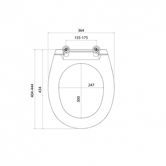 Сиденье для унитаза, полипропилен, Milardo, 030, 030PP0EM31