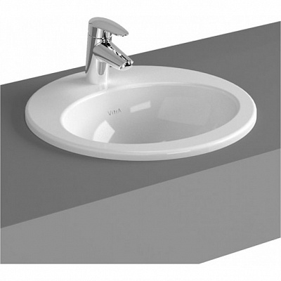 Раковина Vitra S20 накладная круглая 43см.