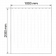 Шторка для ванной комнаты WasserKRAFT Lopau SC-60101
