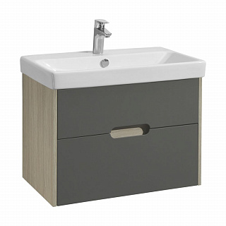 Тумба под раковину Aquaton Оливия 70 грей, дуб ойстер 1A254301OLUG0
