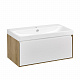 Тумба под накладную раковину Aquaton Либерти 90 дуб эльвезия белый глянец 1A279901LYC70