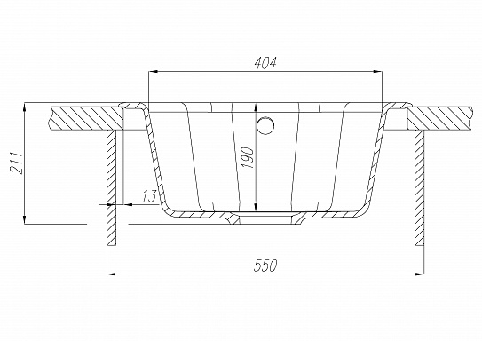 Мойка гранитная Акватон Мида  песочная 1A712732MD220