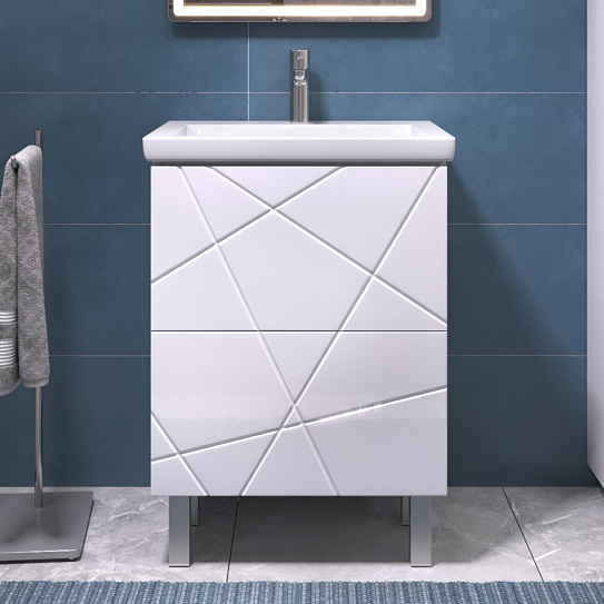 Тумба напольная Vigo Geometry 600-0-2 (под ум Como 60) 015