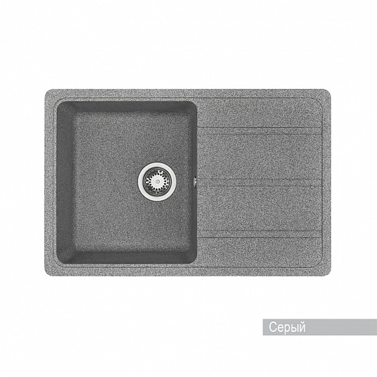 Мойка гранитная Акватон Аманда  серая 1A712832AD230