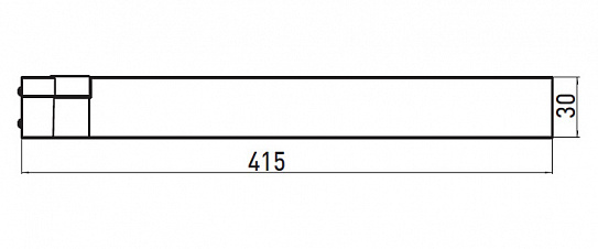 Полотенцедержатель двойной Emco Vara 425000140 (без крепежа)
