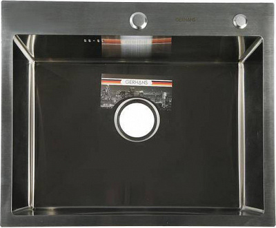 Мойка для кухни 60х50 из нержавеющей стали Gerhans K36050