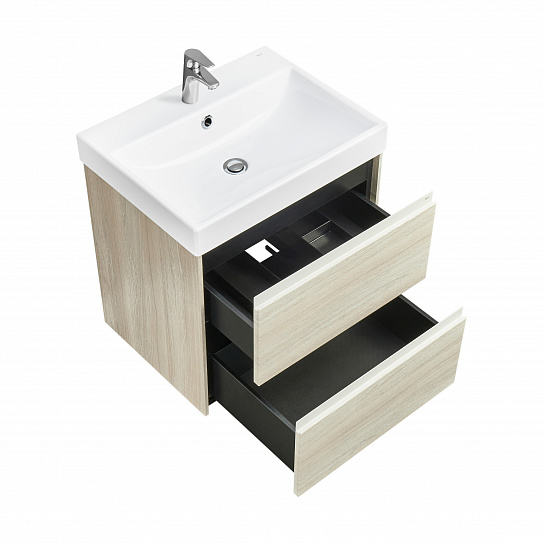 Тумба под раковину Roca Ona 600 светлый дуб 2 ящика A857613512