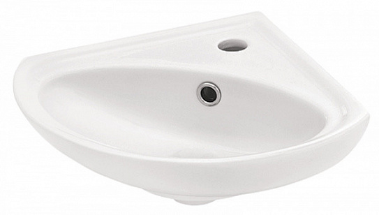 УМЫВАЛЬНИК  MADRID-36  1/ОТВ( аналог Ирис раковина угл.36см. отв.д/смес.1WH110514) 1WH110803