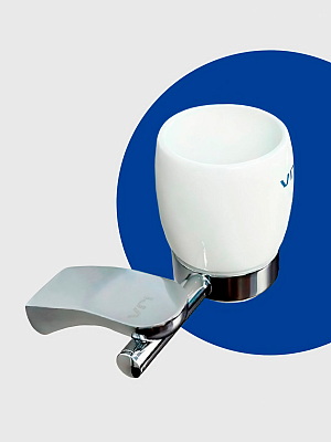 Стакан подвесной для ванной VRI Rialto HG800607