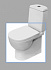 Чаша унитаза (без стульчака) Sanita Luxe "Best" WC/Best/N/WHT.G/S1