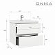 Тумба под раковину Эвада 60 подвесная, белая (рак.150179 в комплект не входит) Onika 106156