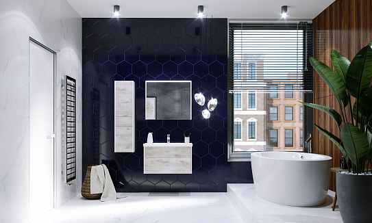 Тумба под раковину Roca Ronda 80 белый матовый/бетон ZRU9303004