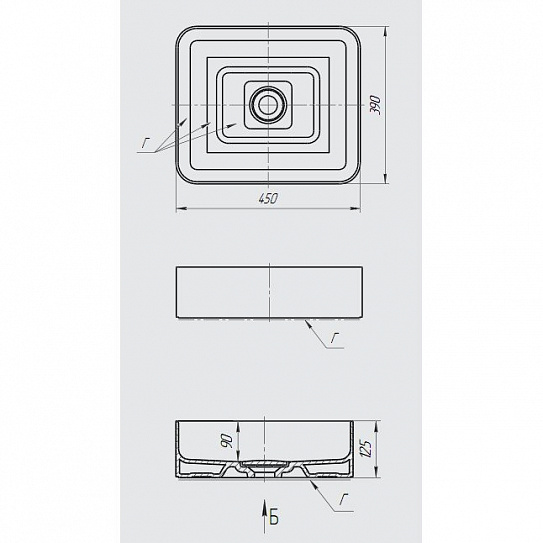 Тумба без раковины Smile Дольче Лофт 80 белая