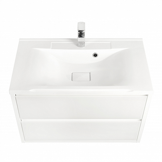 Тумба под раковину подвесная Акватон Римини 80 белый 1A226701RN010