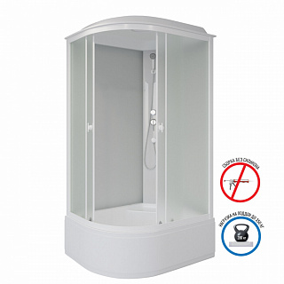 Душевая кабина 120х80  правая, высокий поддон, Niagara Promo P120/80/40R/MT, правая, высокий поддон