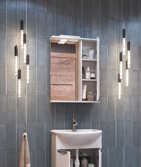 Зеркало шкаф для ванной Vigo Callao 500 правый z.CAL.50.R.El