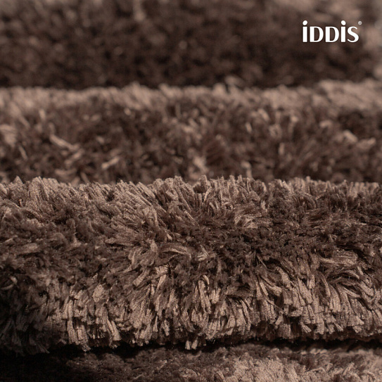 Коврик для ванной комнаты, 70x120, микрофибра, темно-коричневый Iddis BSQL08Mi12IT