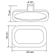 Держатель полотенец кольцо WasserKRAFT Kammel K-8360WHITE