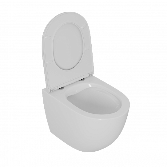 Унитаз подвесной безободковый с микролифтом D&K Matrix DT1396016