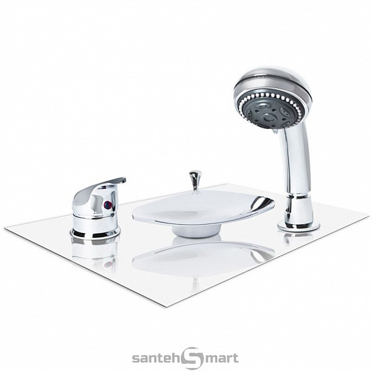 Смеситель для ванной на 3 отверстия 1Marka  NIAGARA