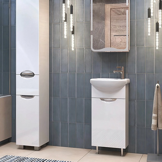 Раковина Santek Азов 40 мебельная отверстие под смеситель справа 1WH110254