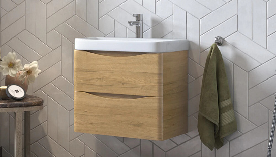 Тумба подвесная Velvex Clay 60.2Y (дуб верона) (для рак.217490)