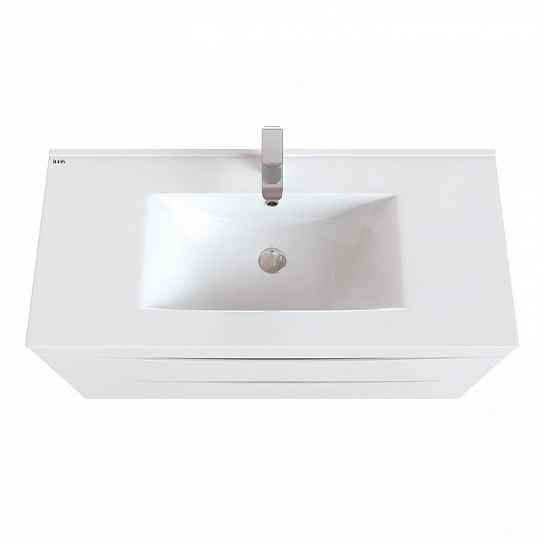 Тумба с раковиной 100 см Iddis Cloud 100 белая CLO10W1i95K