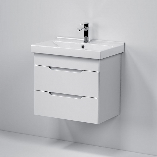 Тумба подвесная MIRSANT Soho Quadro 60 MIRSANT УТ000043907 (раковина Fest-60)