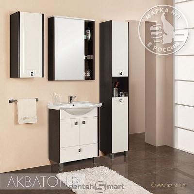 Тумба без раковины Акватон Крит 65 Н венге 1A145701KT500