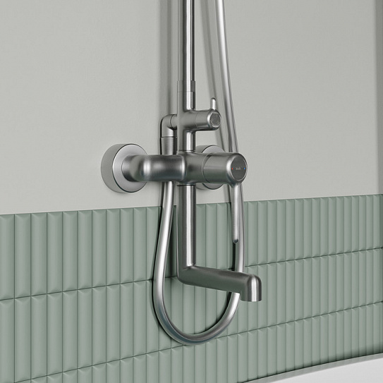 Душевая система с тропическим душем Iddis Aiger AIGBC3Fi06