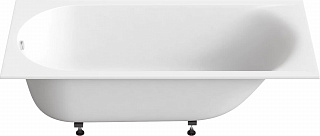 Ванна из литьевого мрамора BAS Афина 170х70 белый глянец