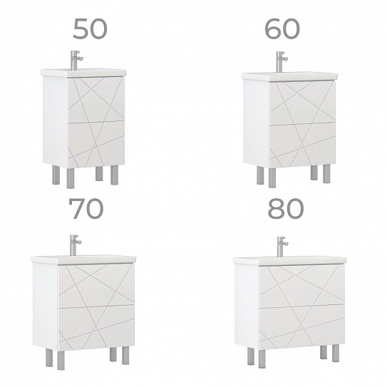 Тумба напольная Vigo Geometry 600-0-2 (под ум Como 60) 015