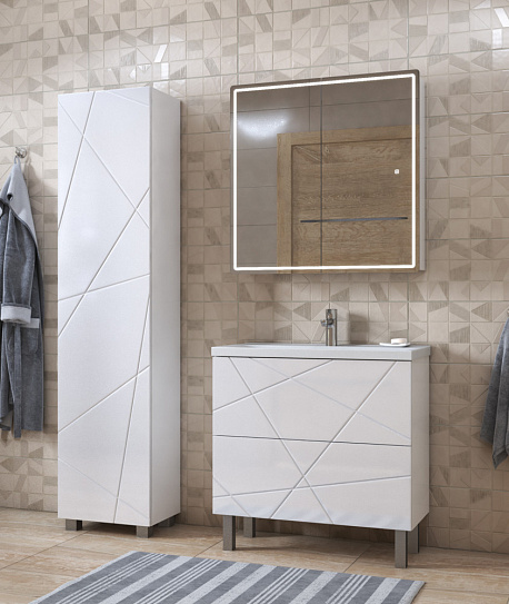 Тумба напольная с раковиной 80 см Vigo Geometry 800-0-2 tn.bsf.GEO.9696.80.2Y