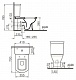 Унитаз-компакт Vitra Serenada 9722B003-7204 сиденье деревянное