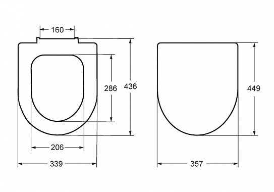 Сиденье Roca The Gap Round микролифт, supralit 801D12001
