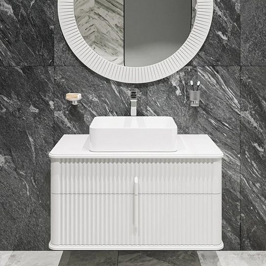 Раковина накладная 50 Aquaton Roca Mila 50 732700B000 прямоугольная