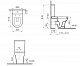 Унитаз с функцией биде Vitra Zentrum Back to Wall 9012B003-7226