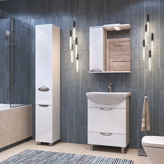 Пенал для ванны VIGO CALLAO 2-300 с бельевой корзиной