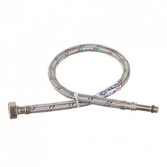 Гибкая подводка для воды тонкий штуцер М-(10*1*35) Х 1/2 " 50 см MATEU длинный, арт 721050086