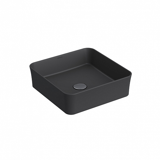 Раковина Berges Ego SL накладная 38x38 см матовый антрацит 181020