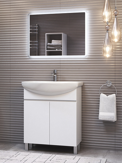 Тумба под раковину Vigo Wing 600-2-0 (под ум Балтика 60) tn WIN BAL60 2D белый