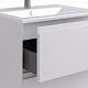 Тумба под раковину Люмин 75 белый матовый (рак.161073 в комплект не входит) AQUATON 1A294001A52B0