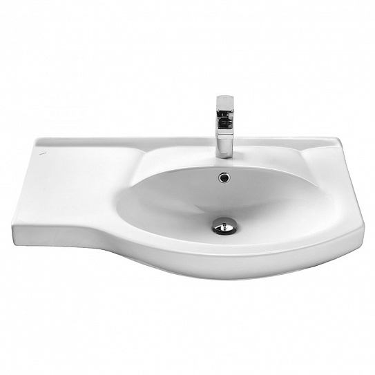 Раковина мебельная Santek Коралл 83 1WH110225 с левым крылом