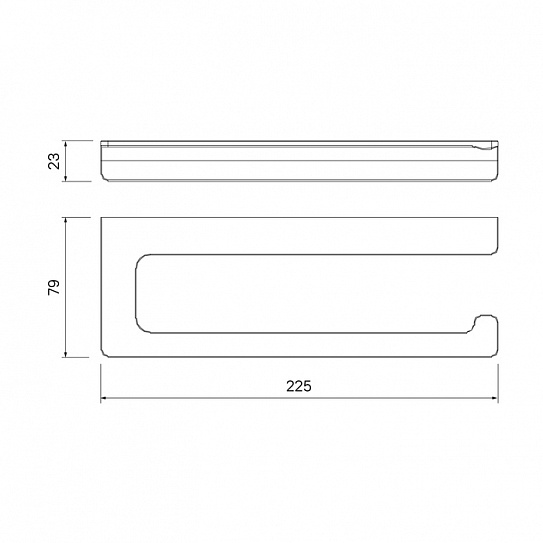 Держатель для туалетной бумаги Iddis Slide SLISC00i43