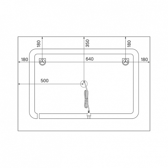 Зеркало с подсветкой 100 см, IDDIS Zodiac ZOD1000i98