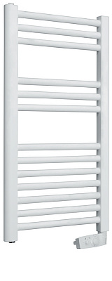 Полотенцесушитель электрический Atlantic 2012 White 300W PLUG белый узкий