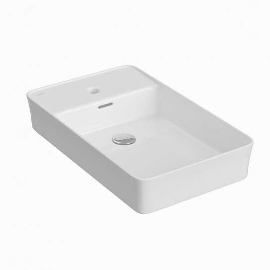 Раковина Berges Ego SL накладная 60x38 см отверстие под смеситель сбоку 182013